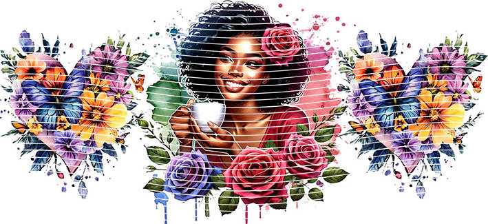 16oz Sunflower Girl-SU-128